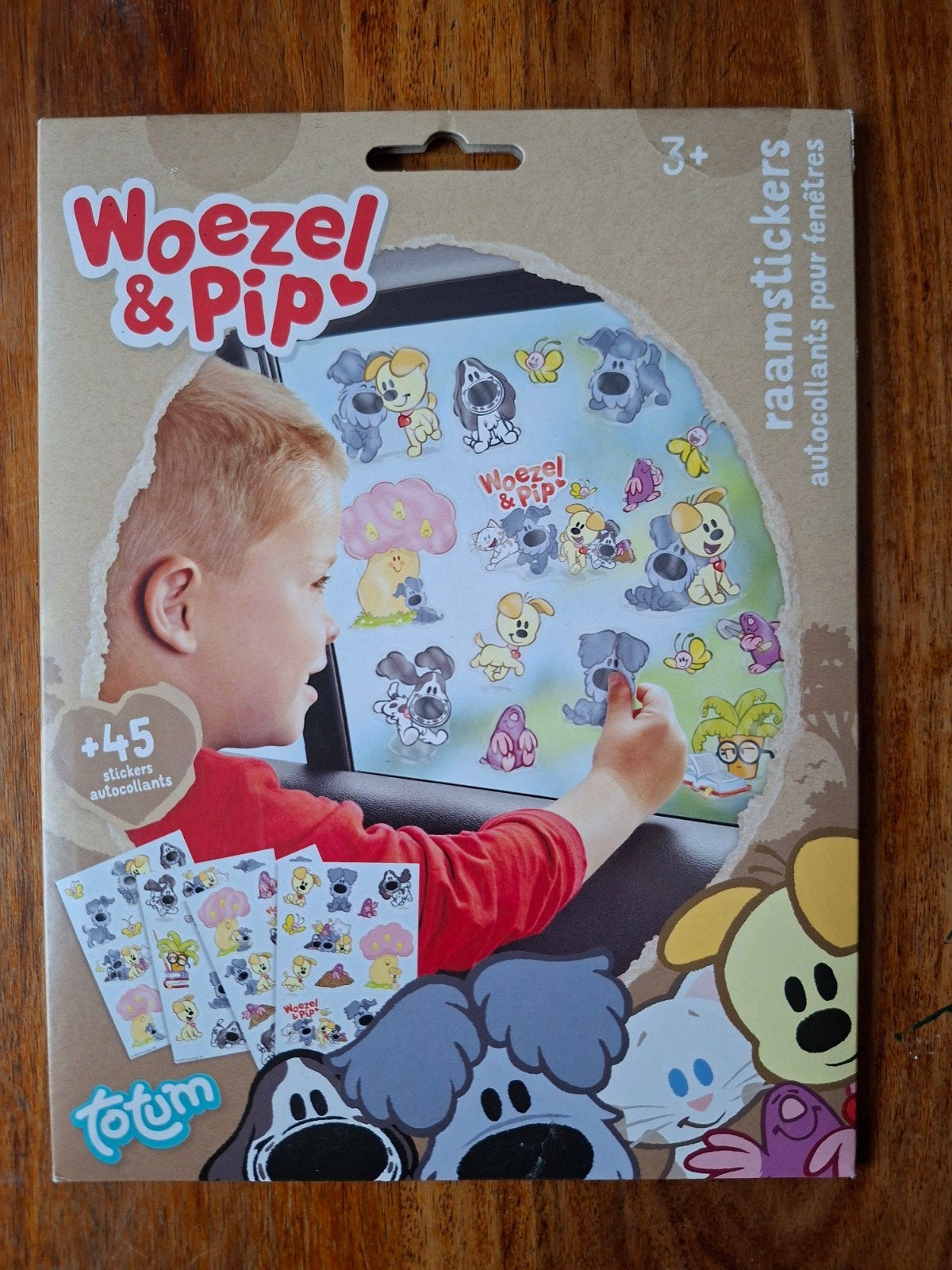 Woezel & Pip Raamstickers - Nieuw, Ophalen of Verzenden, Nieuw, Strip of Tekenfilm