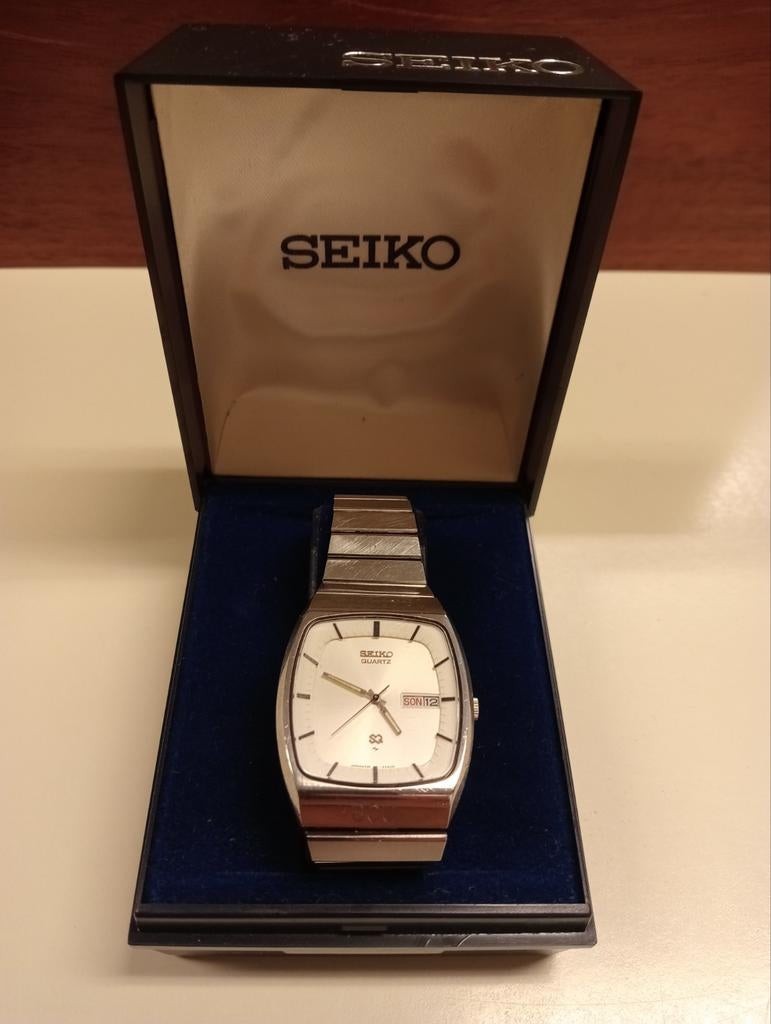 Vintage Seiko Quartz SQ Polshorloge 1955-1980, 1-26-1, Ginza, Chuo-ku, Tokyo 104-8110, Japan, Gebruikt, Polshorloge, Info@seiko.nl