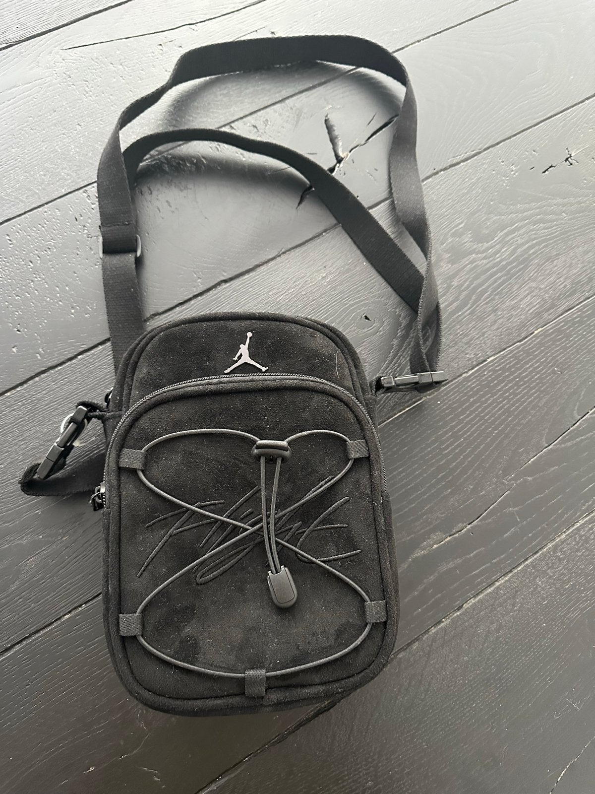 Jordan Schoudertas Zwart - Handig en Stijlvol, Ophalen of Verzenden, Gebruikt, Zwart, Overige merken