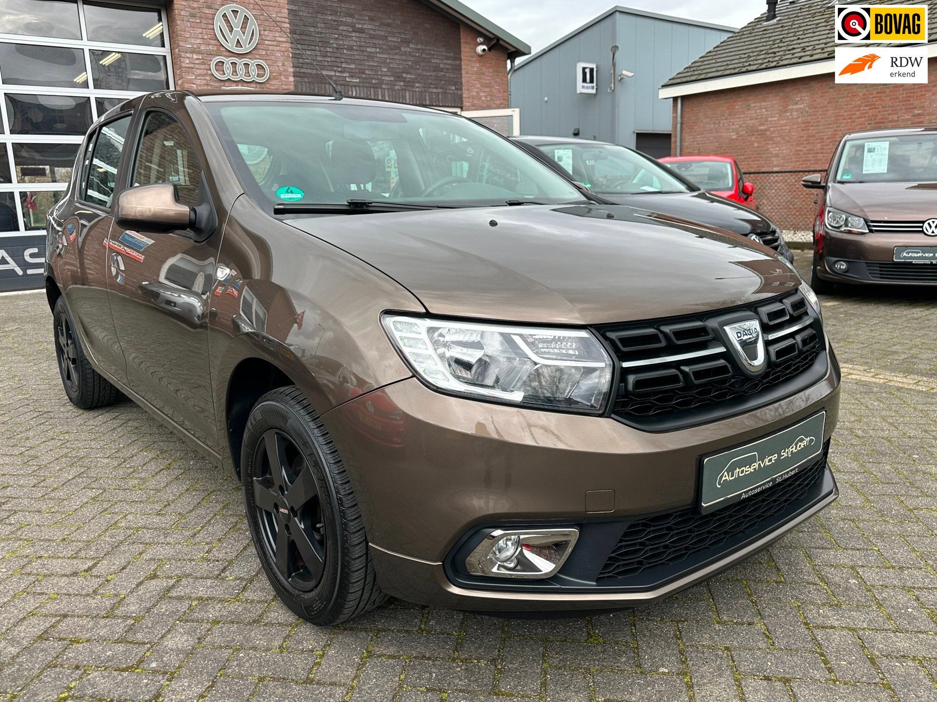 Dacia SANDERO 0.9 TCe Automaat. Zuinig. 2de eigenaar., 898 cc, Stof, 525 kg, Bruin