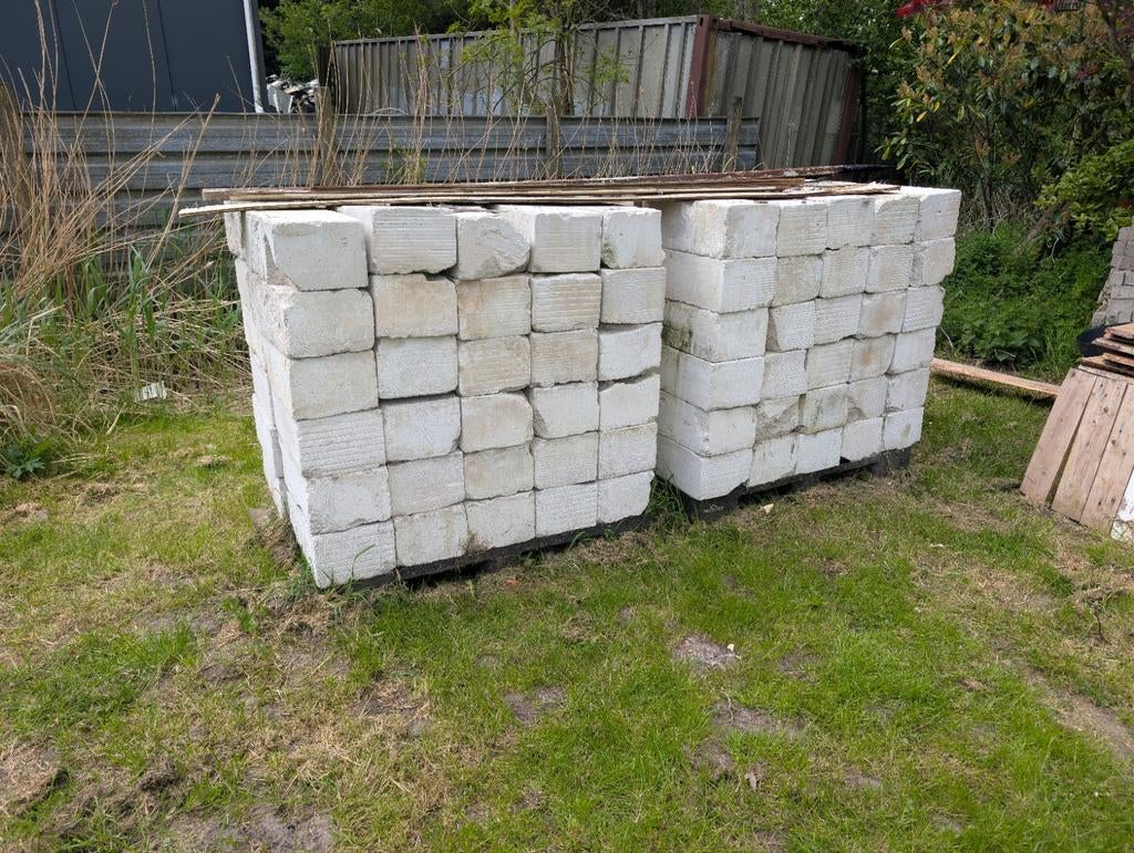 Gaas blokken/kalkzandsteen/metselstenen, Ophalen, Gebruikt, Beton