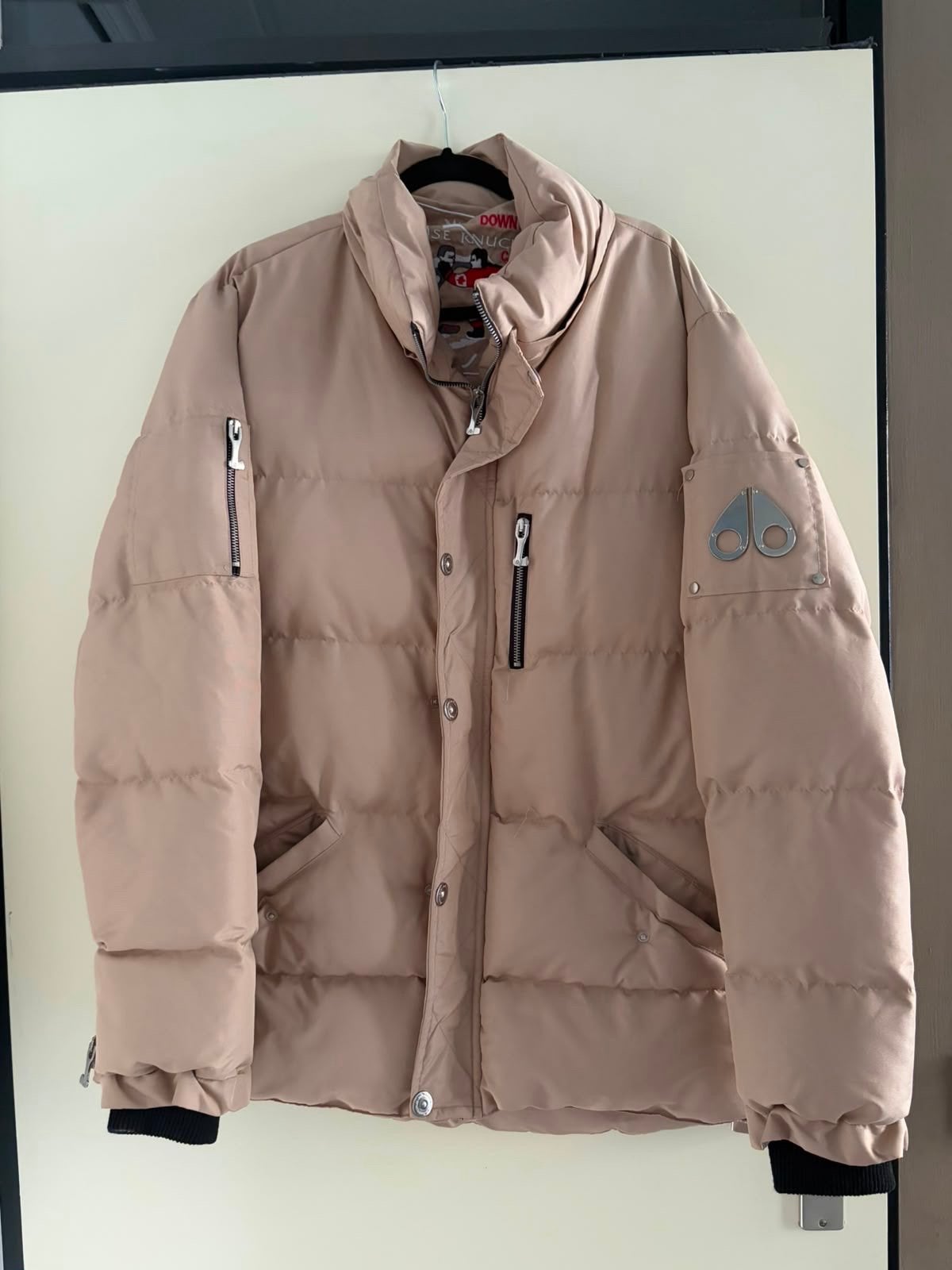 Moose Knuckles Heren Jas XL - Stijlvol en Warm, Ophalen, Nieuw, Overige maten, Beige
