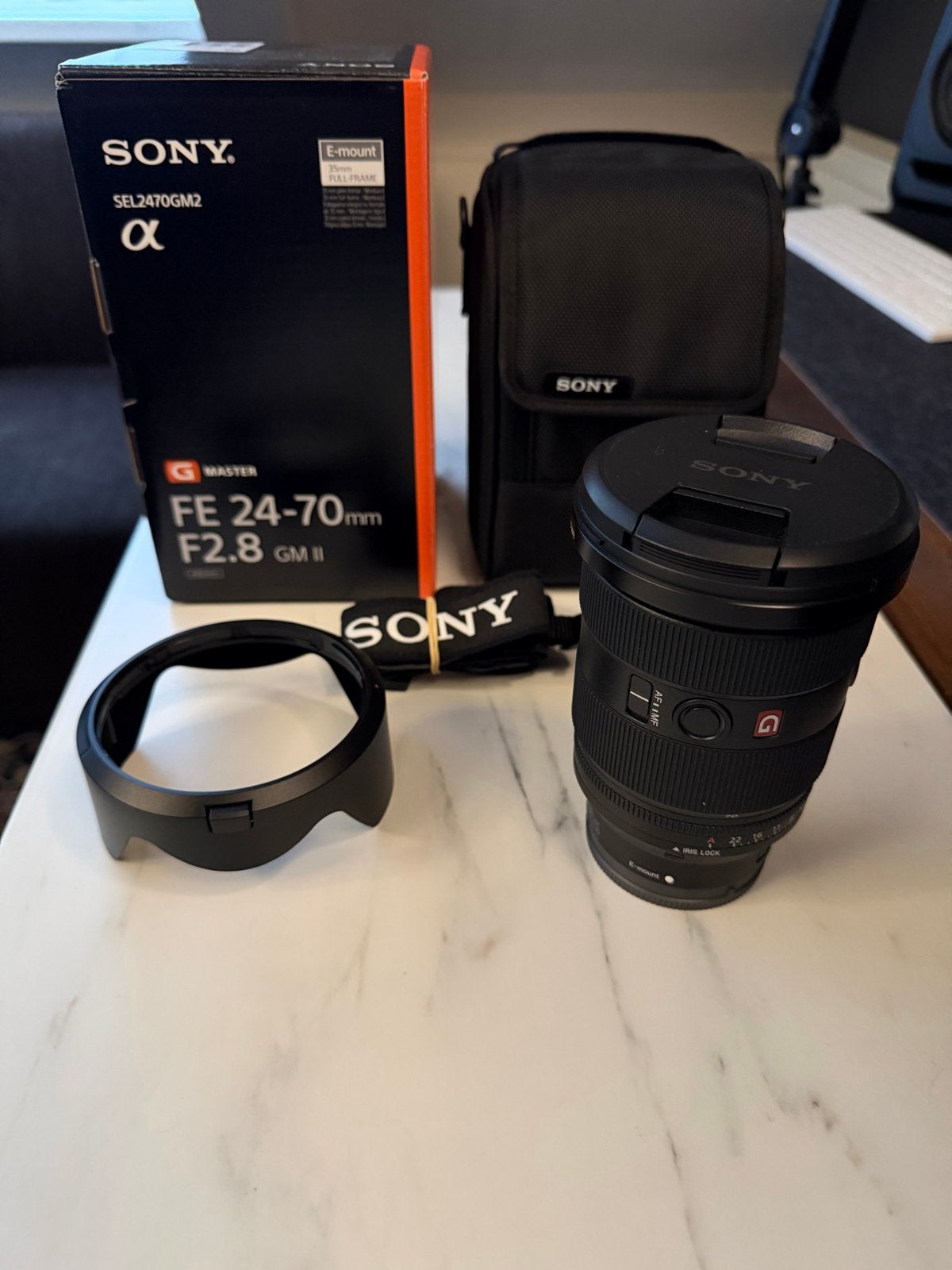 Sony FE 24-70 mm F 2.8 GM II - Als nieuw, met bon., Ophalen, Sony E-mount, Sony, Autofocus
