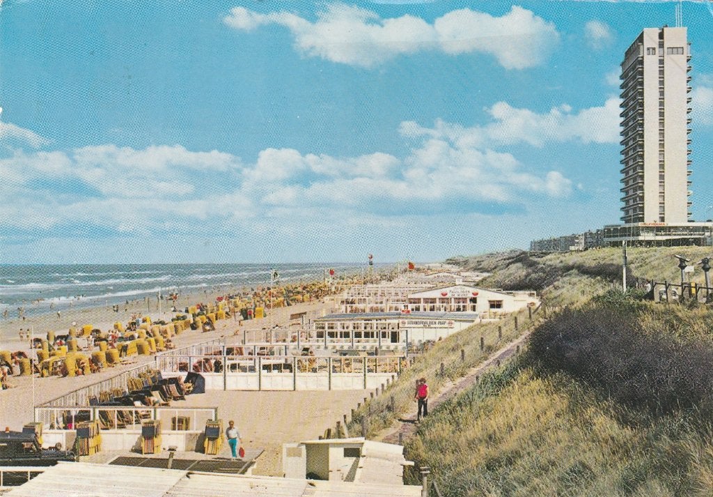 ZANDVOORT Strand, Verzenden, 1960 tot 1980, Gelopen, Noord-Holland