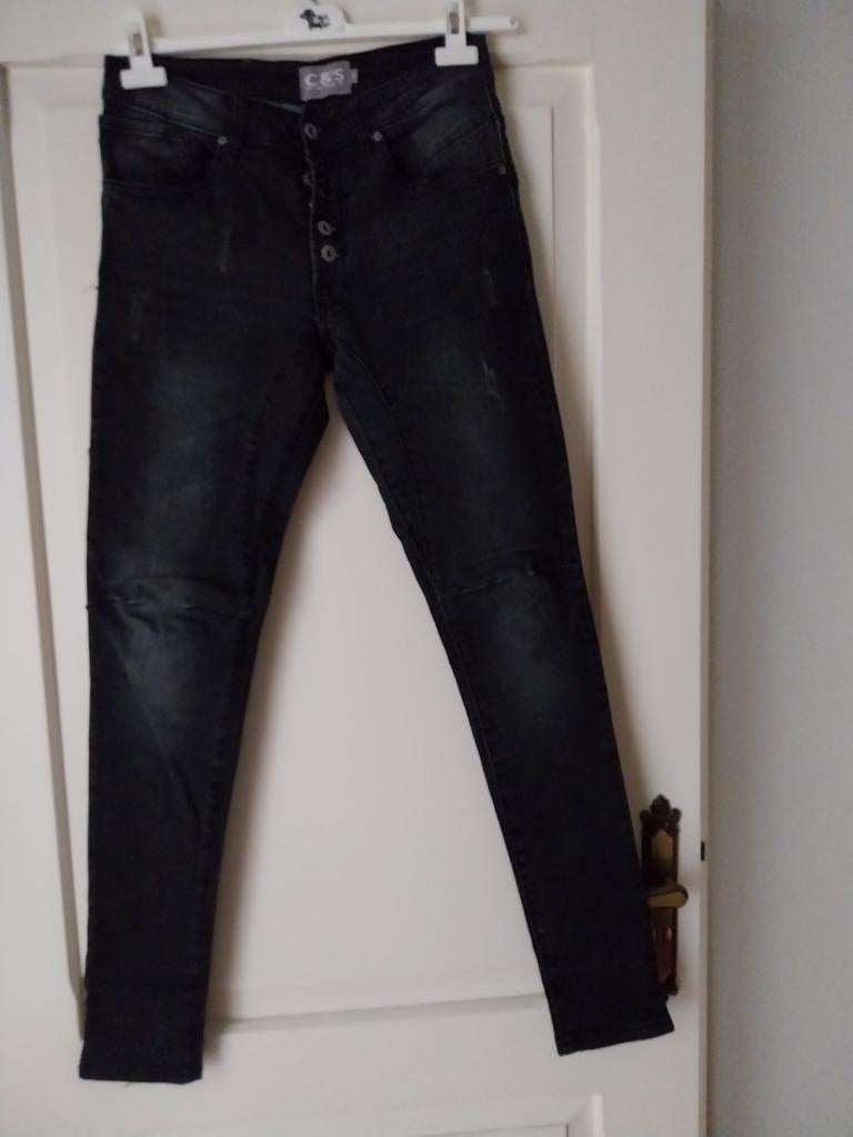 Dames skinny spijkerbroek, grijs, Ophalen of Verzenden, Zo goed als nieuw, Grijs, W28 - W29 (confectie 36)