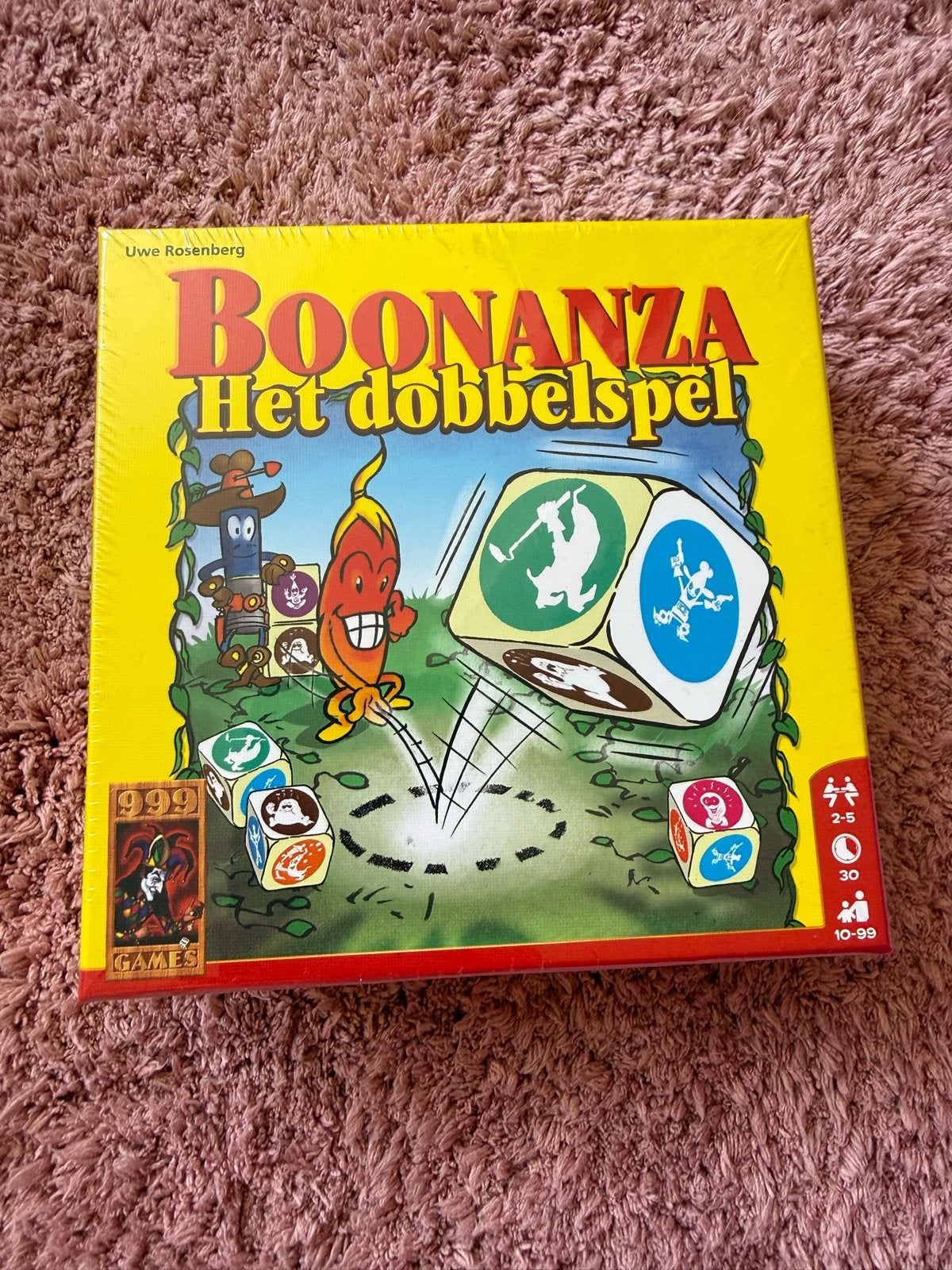Boonanza Het Dobbelspel - Nieuw in verpakking, Drie of vier spelers, Ophalen of Verzenden, Nieuw