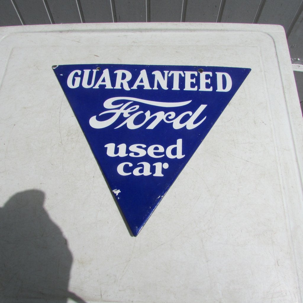 Emaille reclamebord van Ford, Ophalen of Verzenden, Zo goed als nieuw, Reclamebord