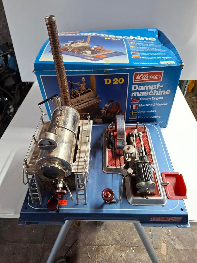Grote stoommachine Wilesco D20 met aandrijfmodellen, Ophalen of Verzenden, Groter dan 1:32