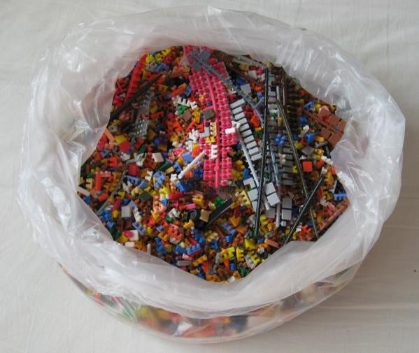ongesorteerd veelkleurig Ministeck 475 gram (+ evt 4 zakjes), Verzenden, Nieuw, Box-set