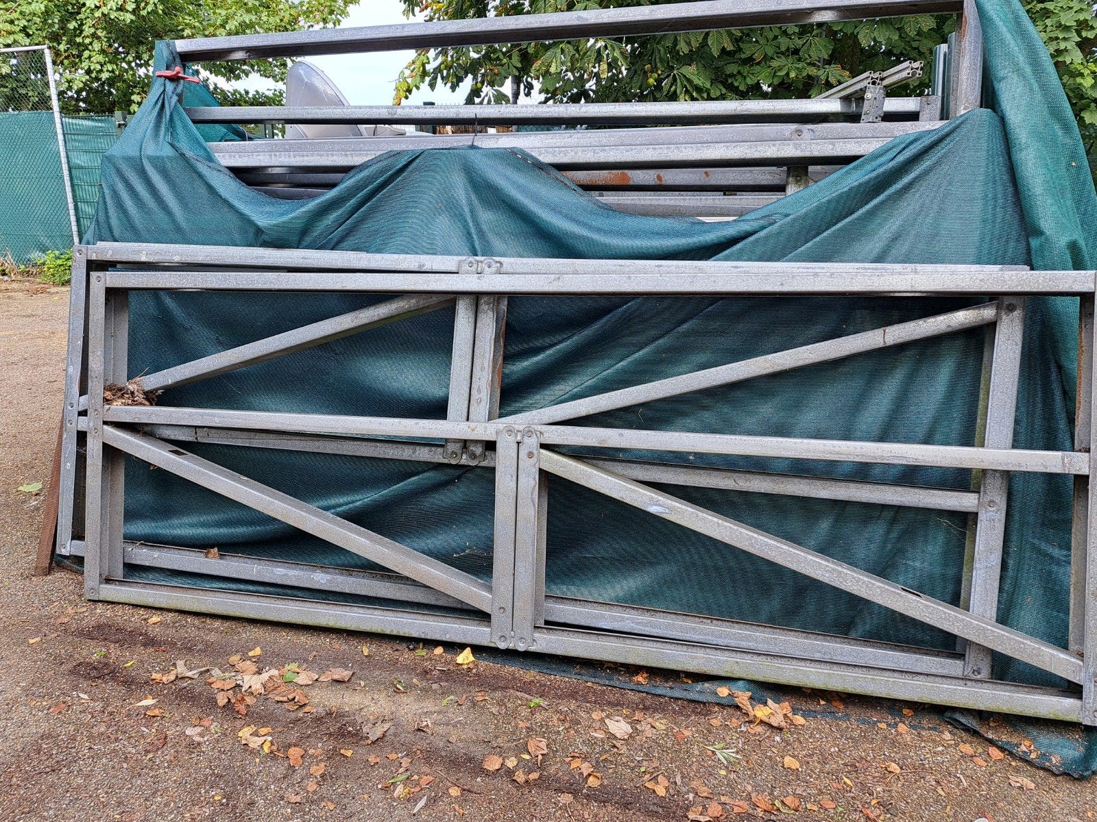 metalen frame voor schuur/loods 53 stuks diversen afmetingen, Ophalen
