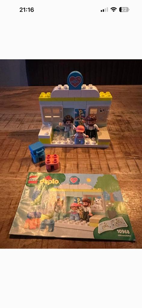 Duplo bij de dokter, Kinderen en Baby's, Speelgoed | Duplo en Lego, Ophalen of Verzenden, Zo goed als nieuw, Duplo
