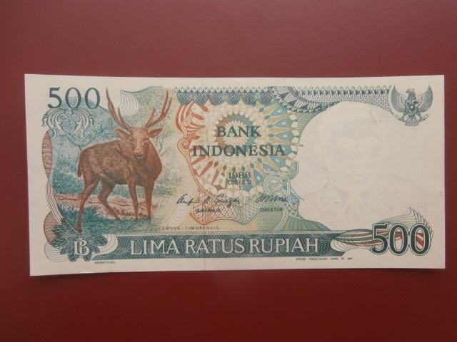 Bank Biljetten Indonesia 1982 en 1988, Postzegels en Munten, Bankbiljetten | Azië, Verzenden, Zuidoost-Azië, Los biljet