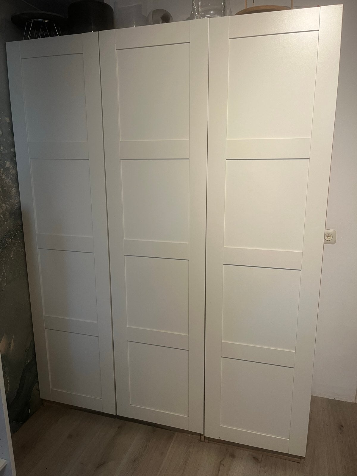 Ikea kledingkast met lades, planken en hanggedeelte, Huis en Inrichting, Kasten | Kledingkasten, Ophalen, Gebruikt, 200 cm of meer