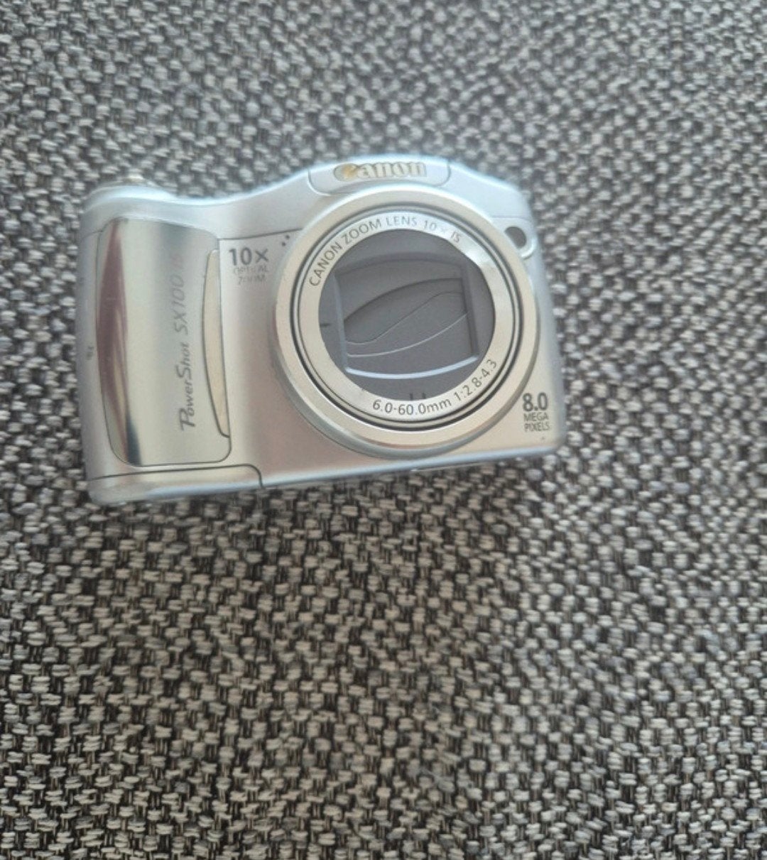 Canon PowerShot SX100 IS 8 MP digitale camera - 10x zoom, Beeldstabilisatie, Gebruikt, Canon, Ophalen of Verzenden