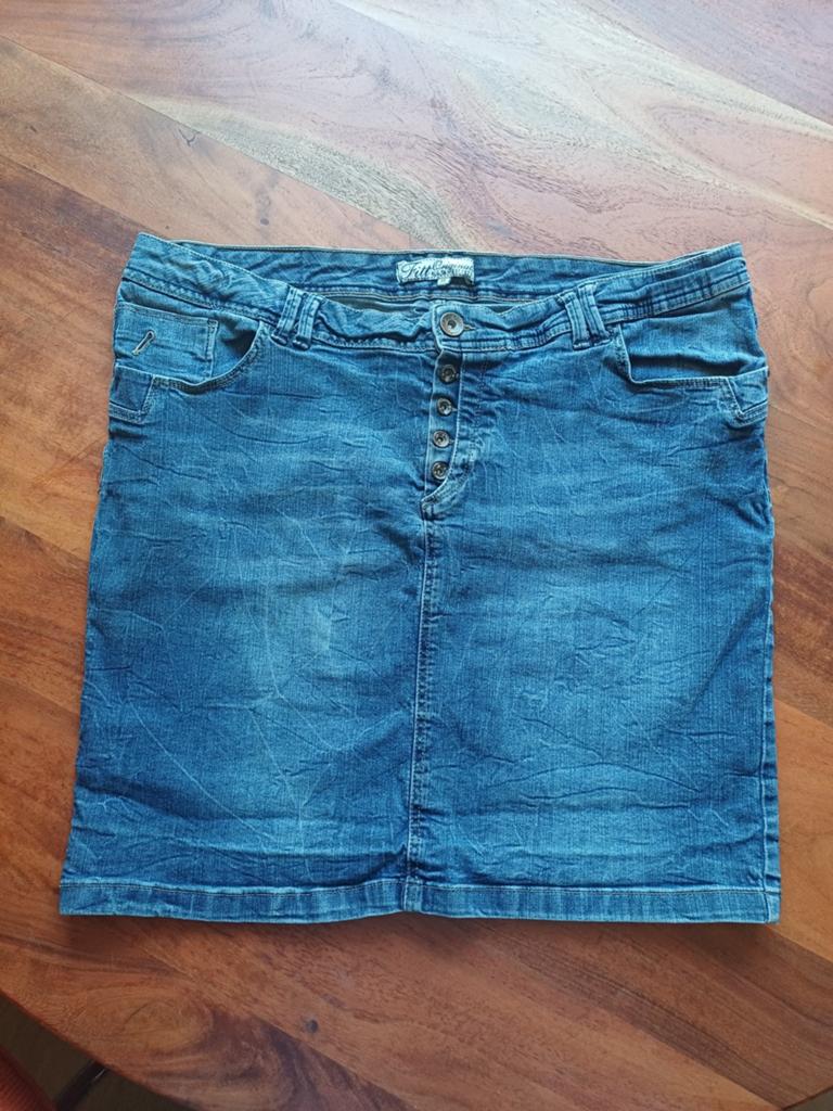 Leuk spijkerrokje maat 48, Kleding | Dames, Grote Maten, Fitt Originals, Blauw, Rok, Ophalen of Verzenden