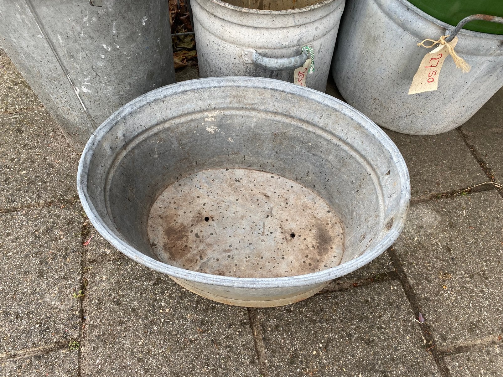 Zinken wasteil, Ophalen