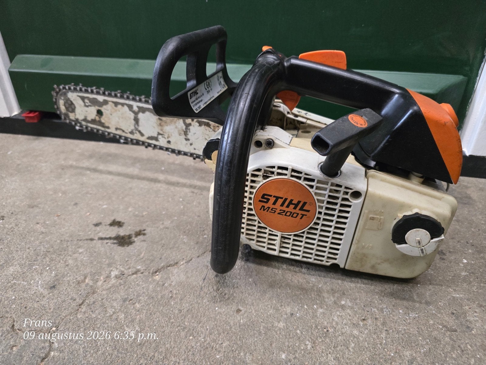 Stihl MS 200T – Topklasse Tophandle Zaag | 190+ PSI, Ophalen, Gebruikt, Stihl