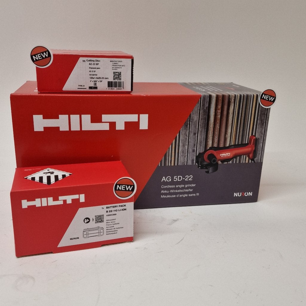 Hilti AG 5D-22 Nuron Haakse Accuslijper (125 mm) Incl Accu |, Hilti, Nieuw, Support@hilti.com, Hilti Corporation, Feldkircher Strasse 100, 
9494 Schaan
Liechtenstein