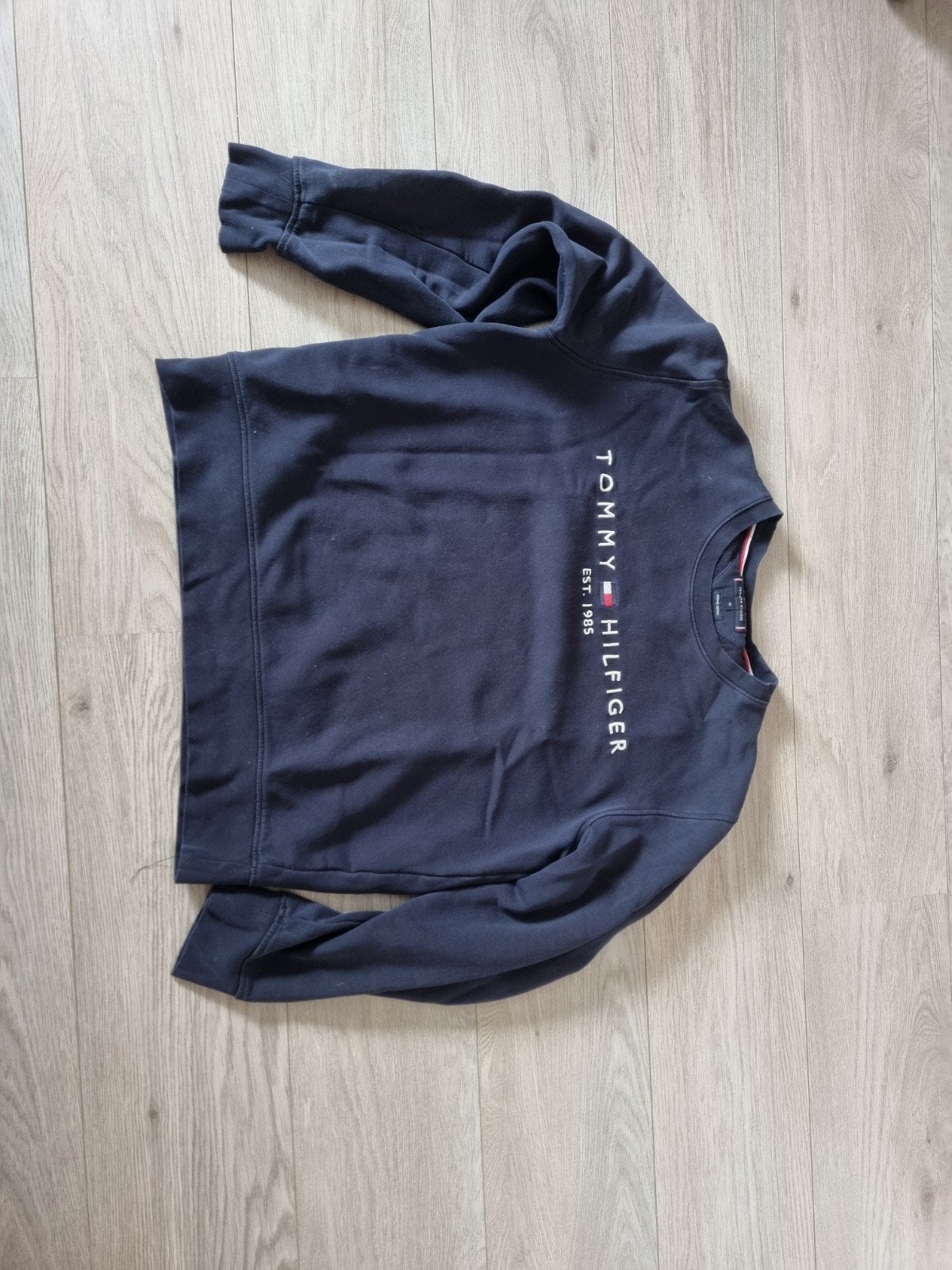 Tommy Hilfiger sweater XL - Organic Cotton, Kleding | Heren, Truien en Vesten, Blauw, Tommy Hilfiger, Maat 56/58 (XL), Ophalen of Verzenden