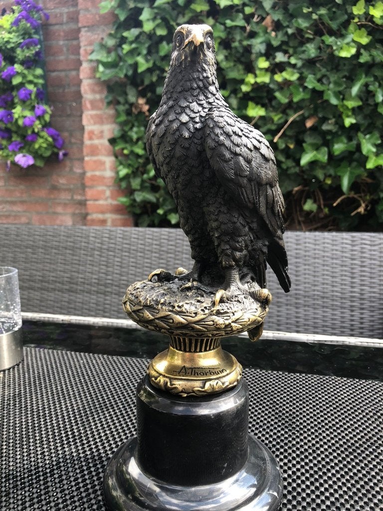 bronzen adelaar eagle vogel, Antiek en Kunst, Ophalen of Verzenden, Brons