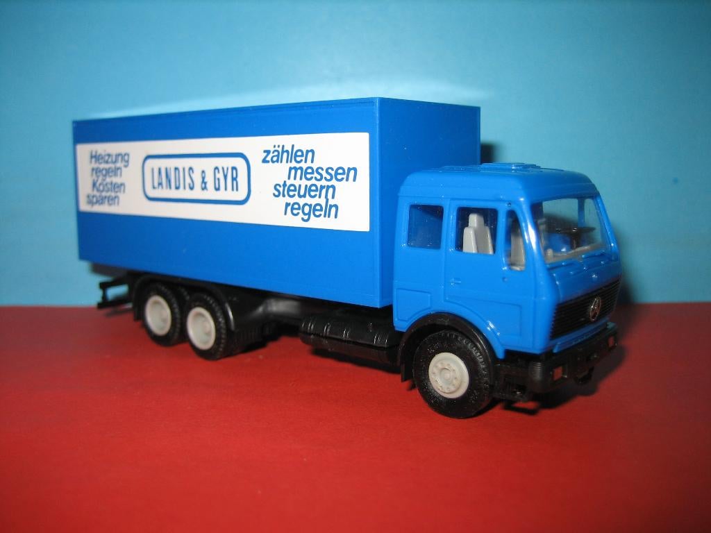 Bakwagen  Landis & GYR  MERCEDES  Herpa, Ophalen of Verzenden, Zo goed als nieuw, Bus of Vrachtwagen, Herpa