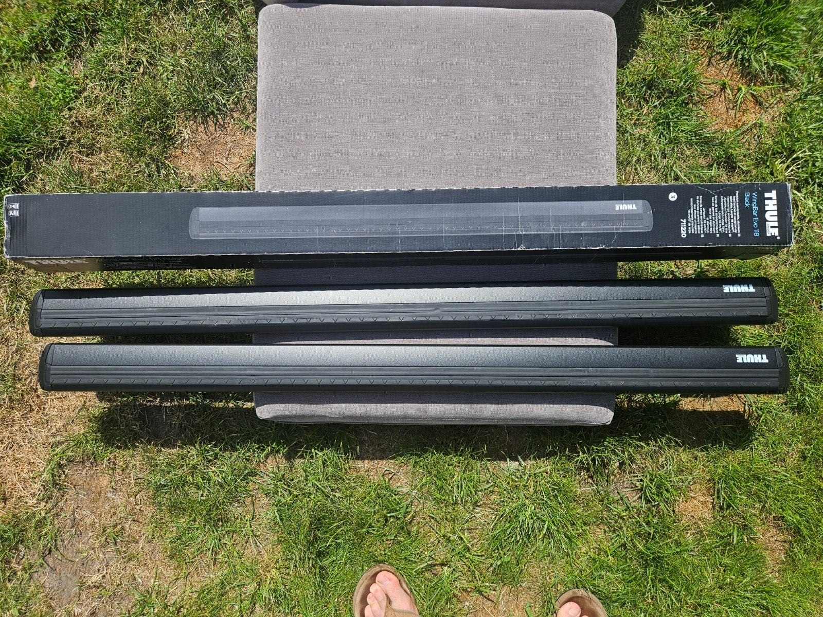 Thule Wingbar EVO 118 Zwart - Dakdragers 711220, Ophalen of Verzenden
