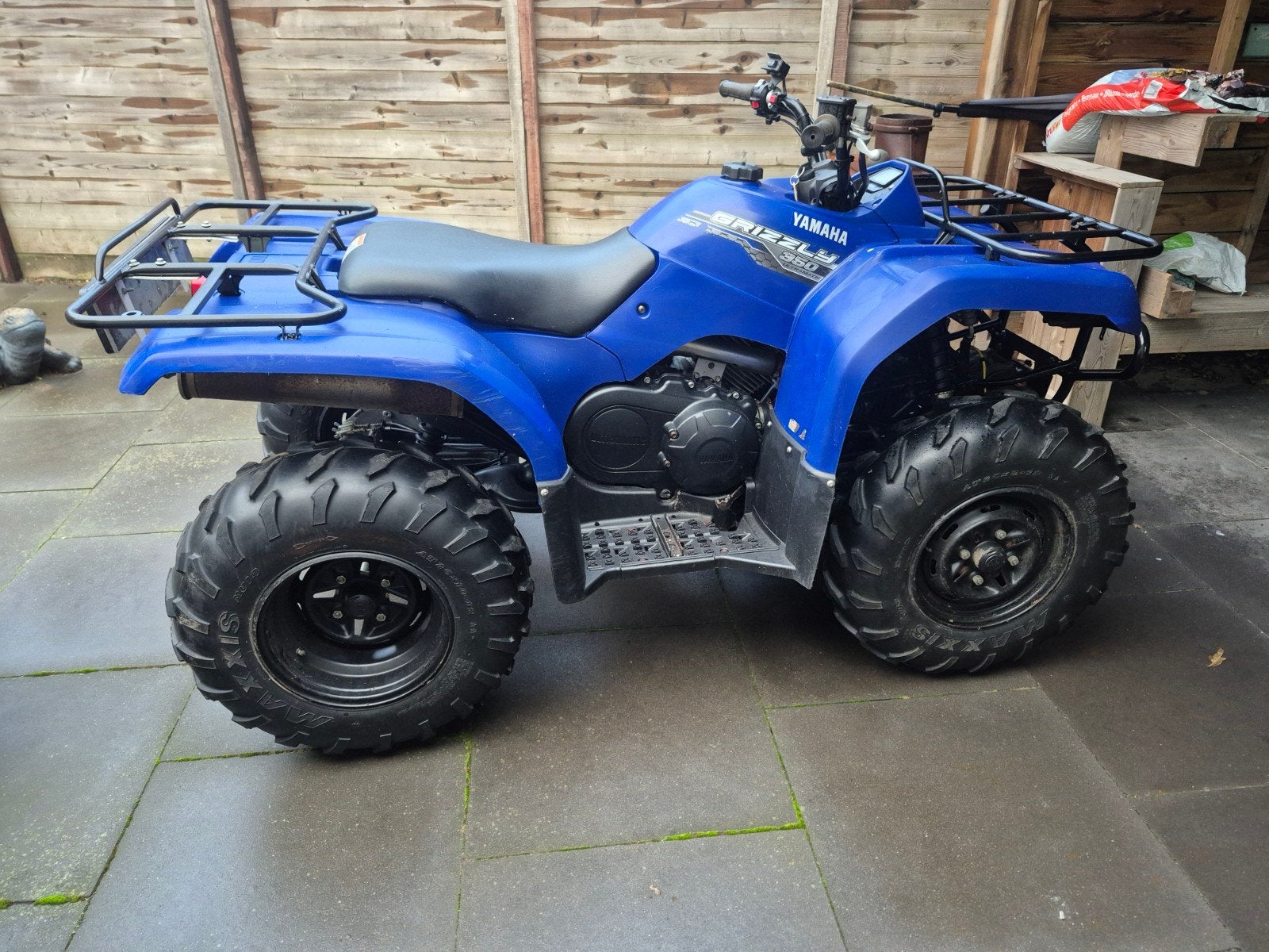 Yamaha Grizzly 350 met lier en landbouwkenteken, Motoren, 1 cilinder, 350 cc