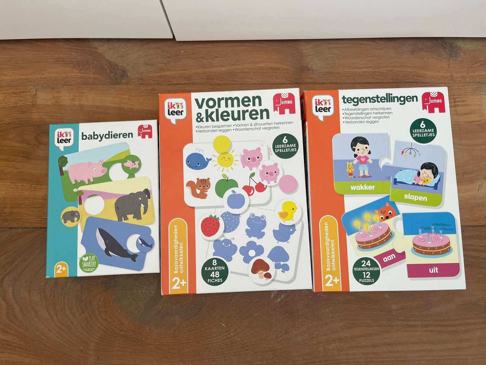 3x jumbo ik leer, Ophalen of Verzenden, 10 tot 50 stukjes, Zo goed als nieuw, 2 tot 4 jaar