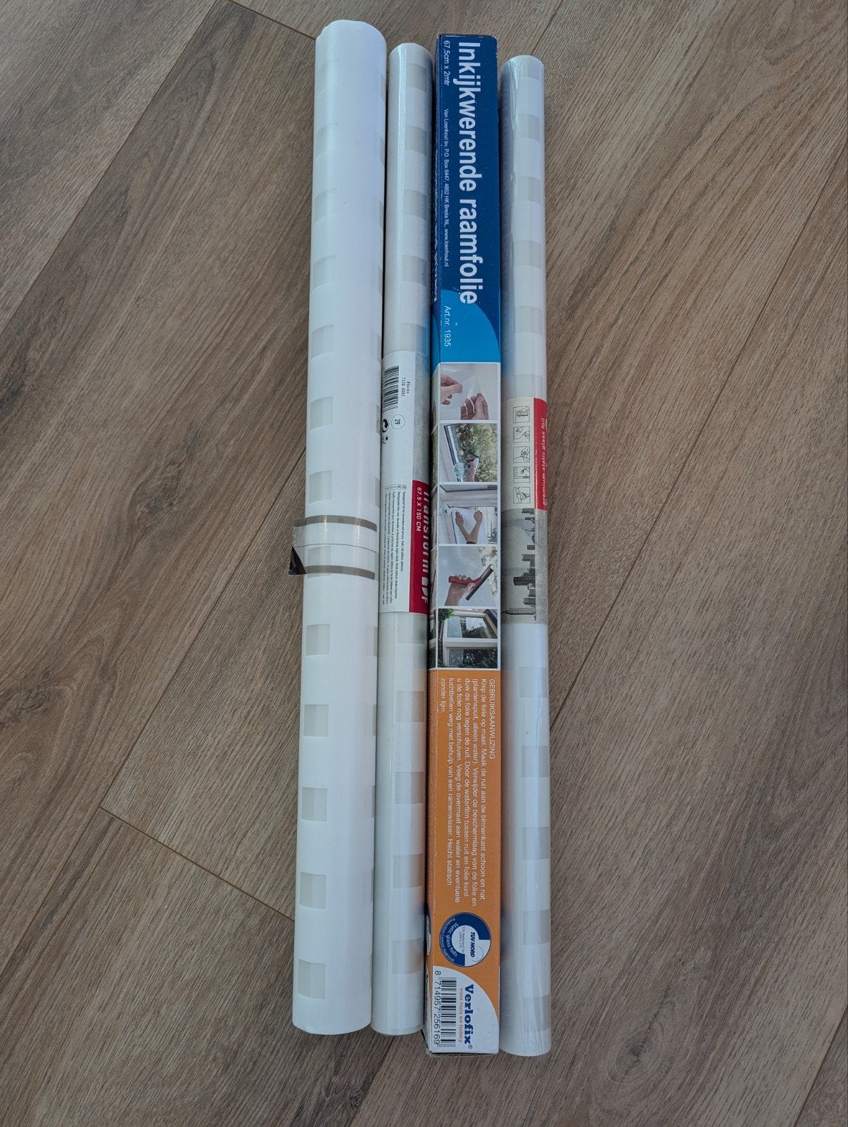 Statische raamfolie, Ophalen, Nieuw