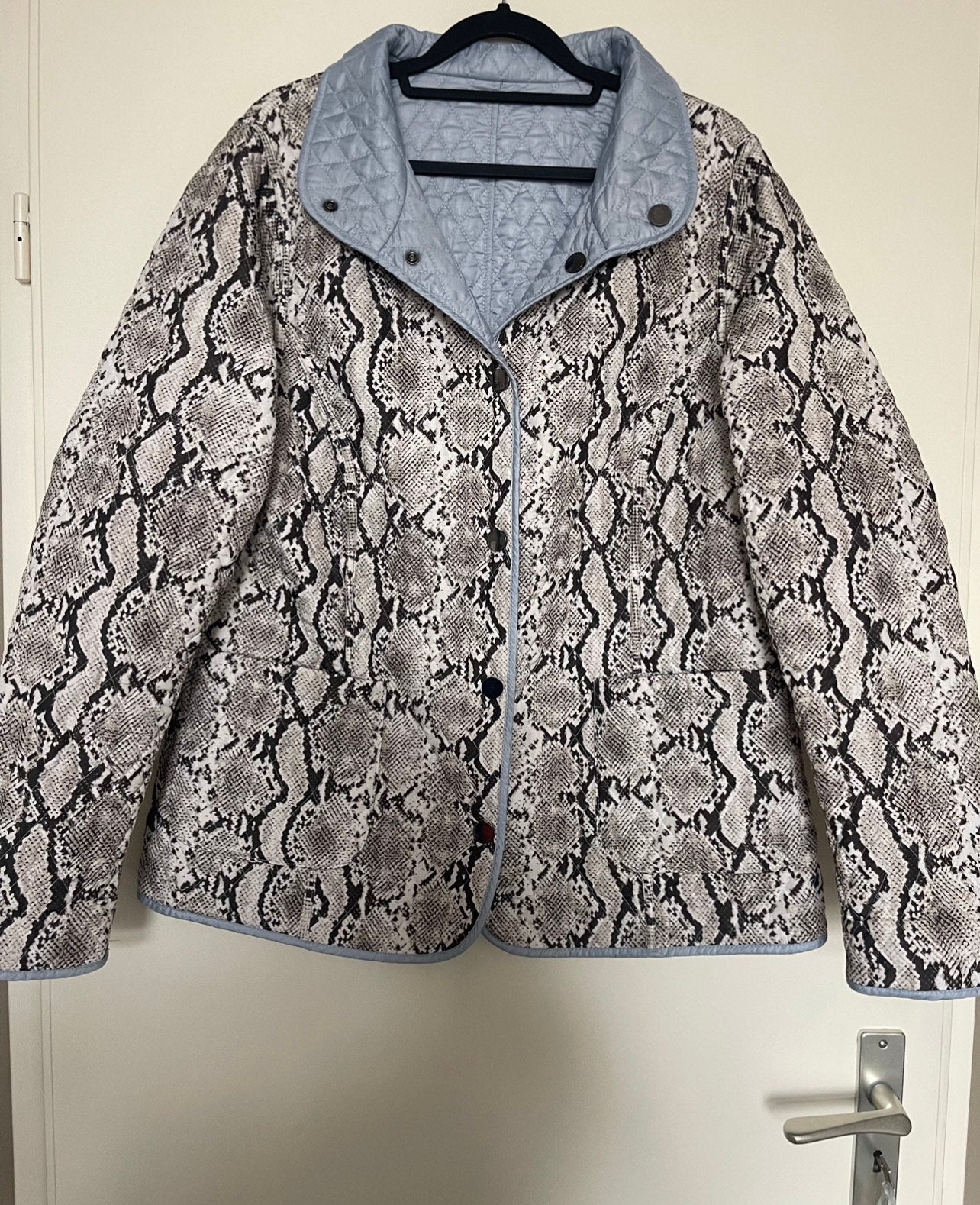 ATELIER mooie reversible zomer / tussen jas maat 42, Ophalen of Verzenden, Zo goed als nieuw, Maat 42/44 (L), Blauw