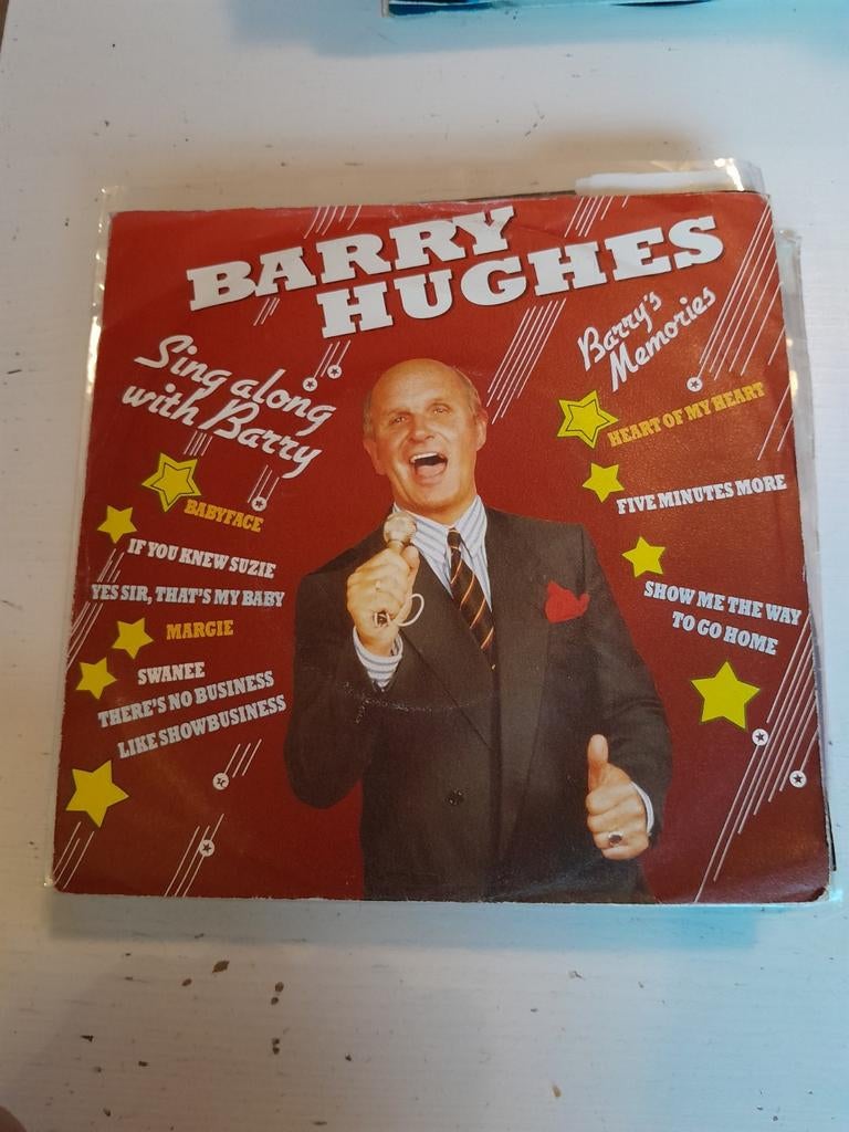 Barry hughes 7 inch sing along with barry, Ophalen of Verzenden, Zo goed als nieuw, Pop