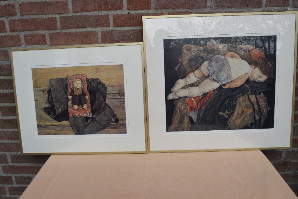 Jopie Huisman, Ophalen, Reproductie, Print/reproductie, Achter glas