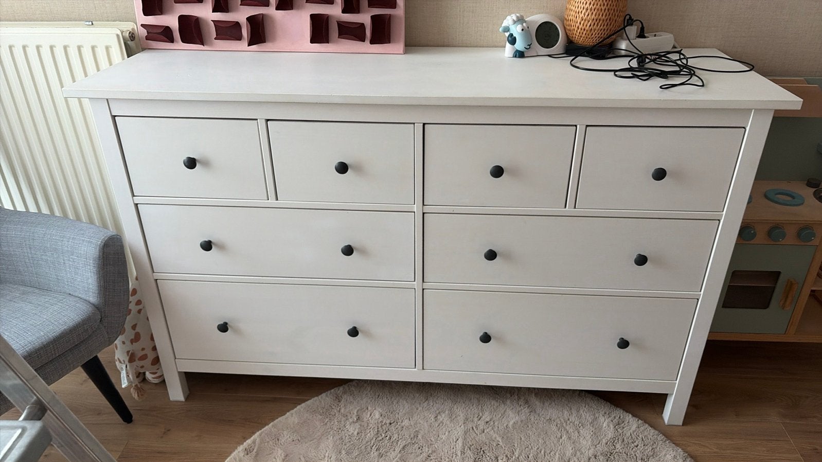 Witte IKEA Hemnes ladekast - Zo goed als nieuw, Ophalen, 5 laden of meer, Zo goed als nieuw, Minder dan 100 cm