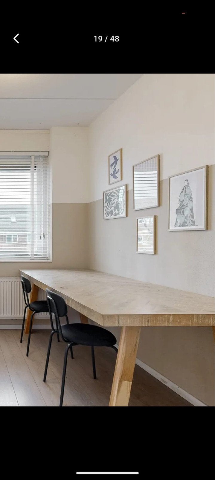 Massieve houten tafel, Ophalen, Gebruikt, 200 cm of meer, 50 tot 100 cm