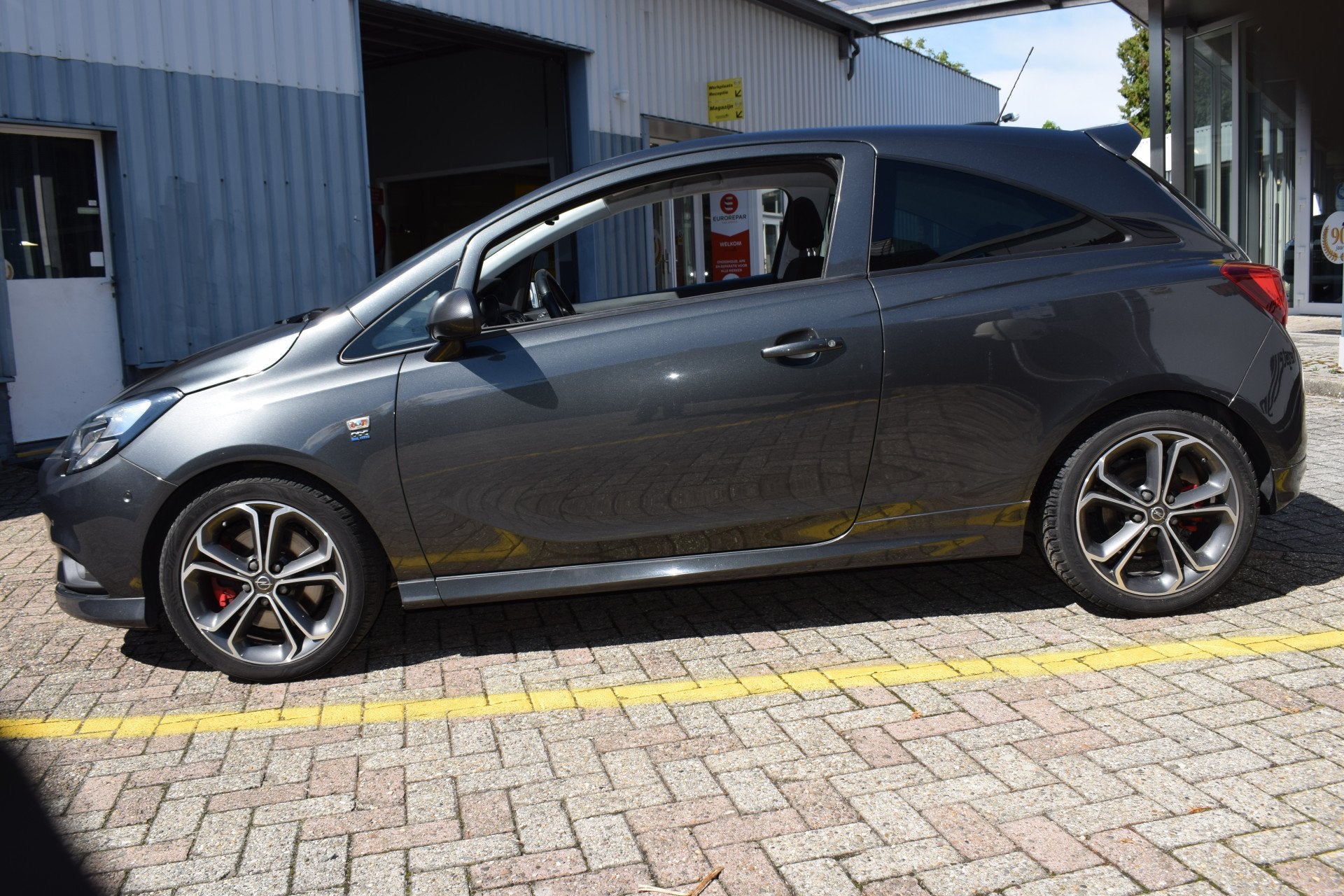 Opel Corsa 1.4 Turbo OPC line (bj 2018), Auto's, Voorwielaandrijving, Stof, Gebruikt, 150 pk