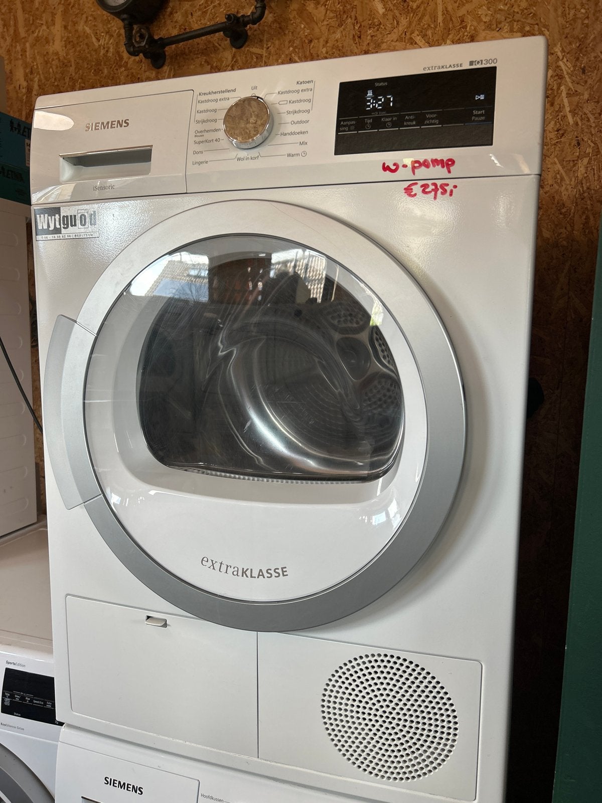 Siemens WT43W300NL iSensoric warmtepompdroger - refurbished, Witgoed en Apparatuur, 6 tot 8 kg, Q, Overige typen, Q