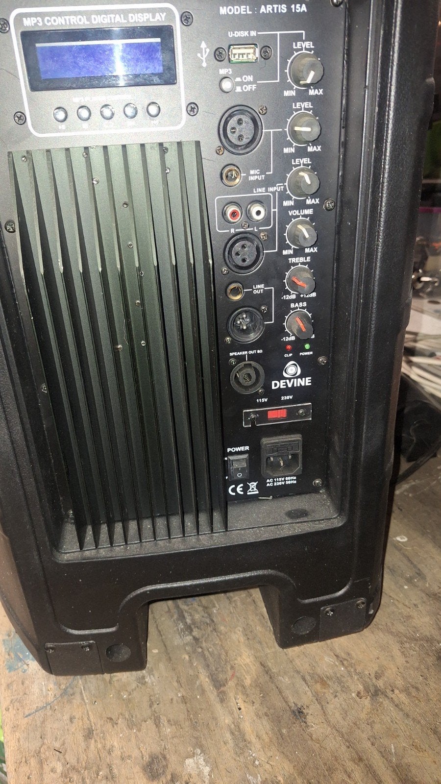 Devine Artis 15A actieve luidspreker, Party speaker, Ophalen, 150 watt of meer, Overige merken