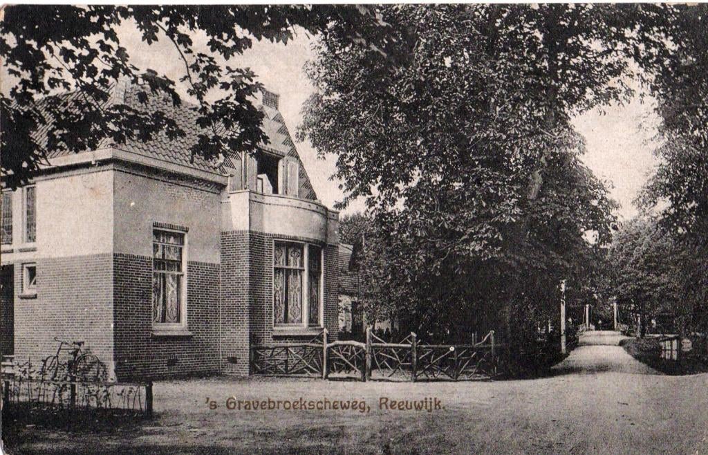 Reeuwijk, 's Gravebroekscheweg. 4146, Verzamelen, Ansichtkaarten | Nederland, Verzenden, 1920 tot 1940, Gelopen, Zuid-Holland