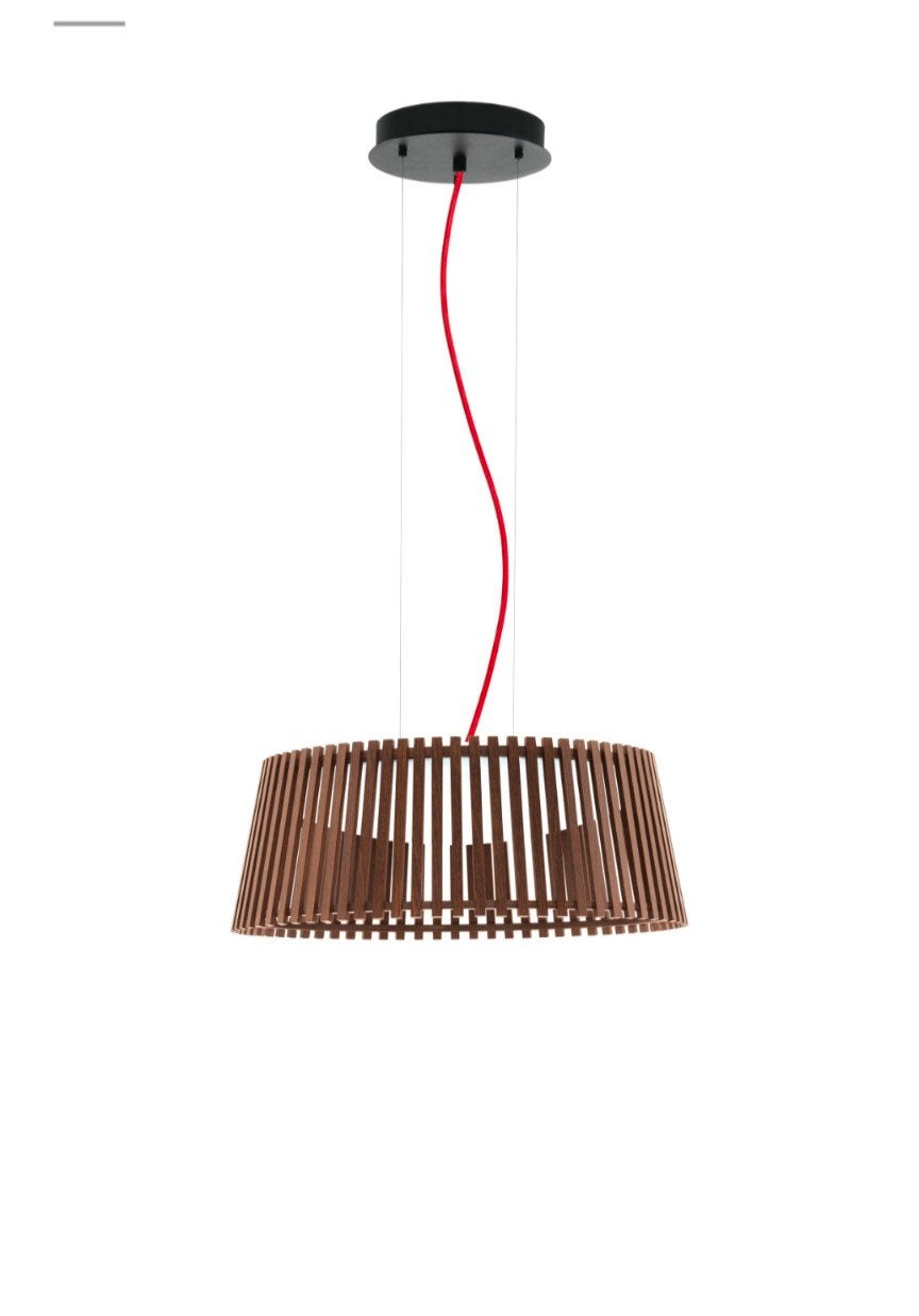Egli Roverato LED-hanglamp – hout – warmwit, Ophalen, Nieuw