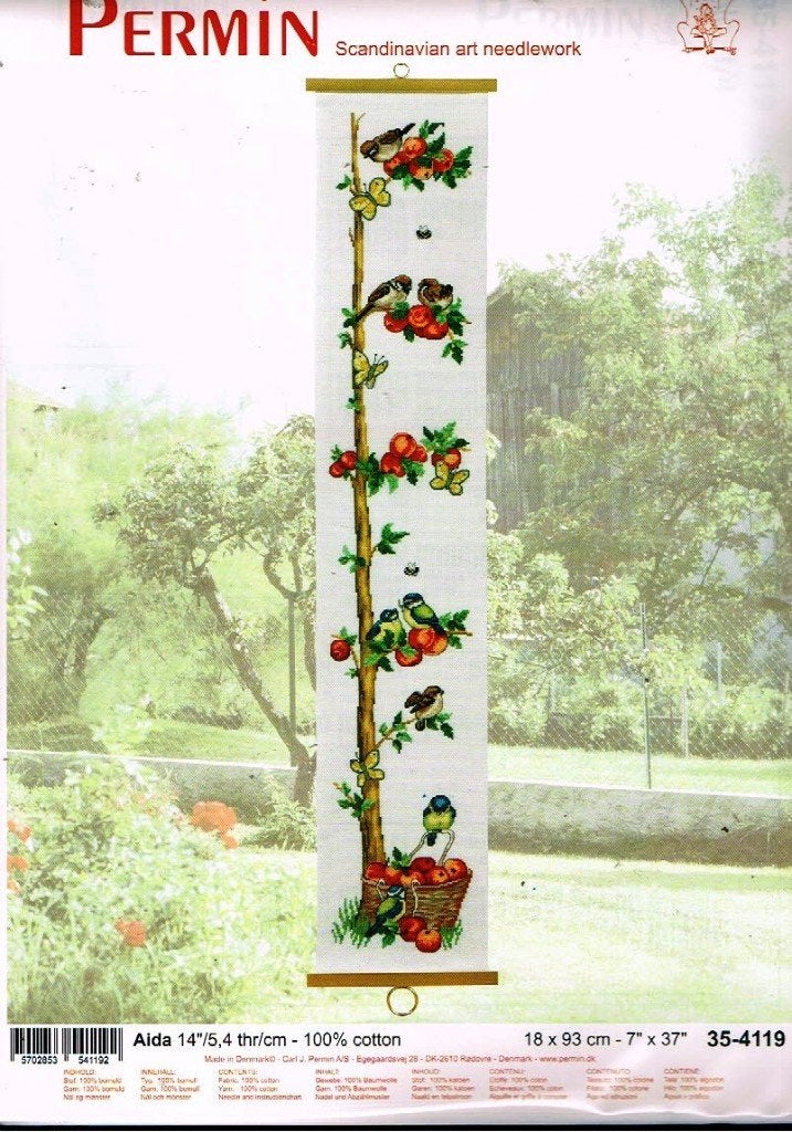 Cado aanbieding permin borduurpakket schellekoord,MET VOGELS, Ophalen of Verzenden, Nieuw, Handborduren, Borduurpakket
