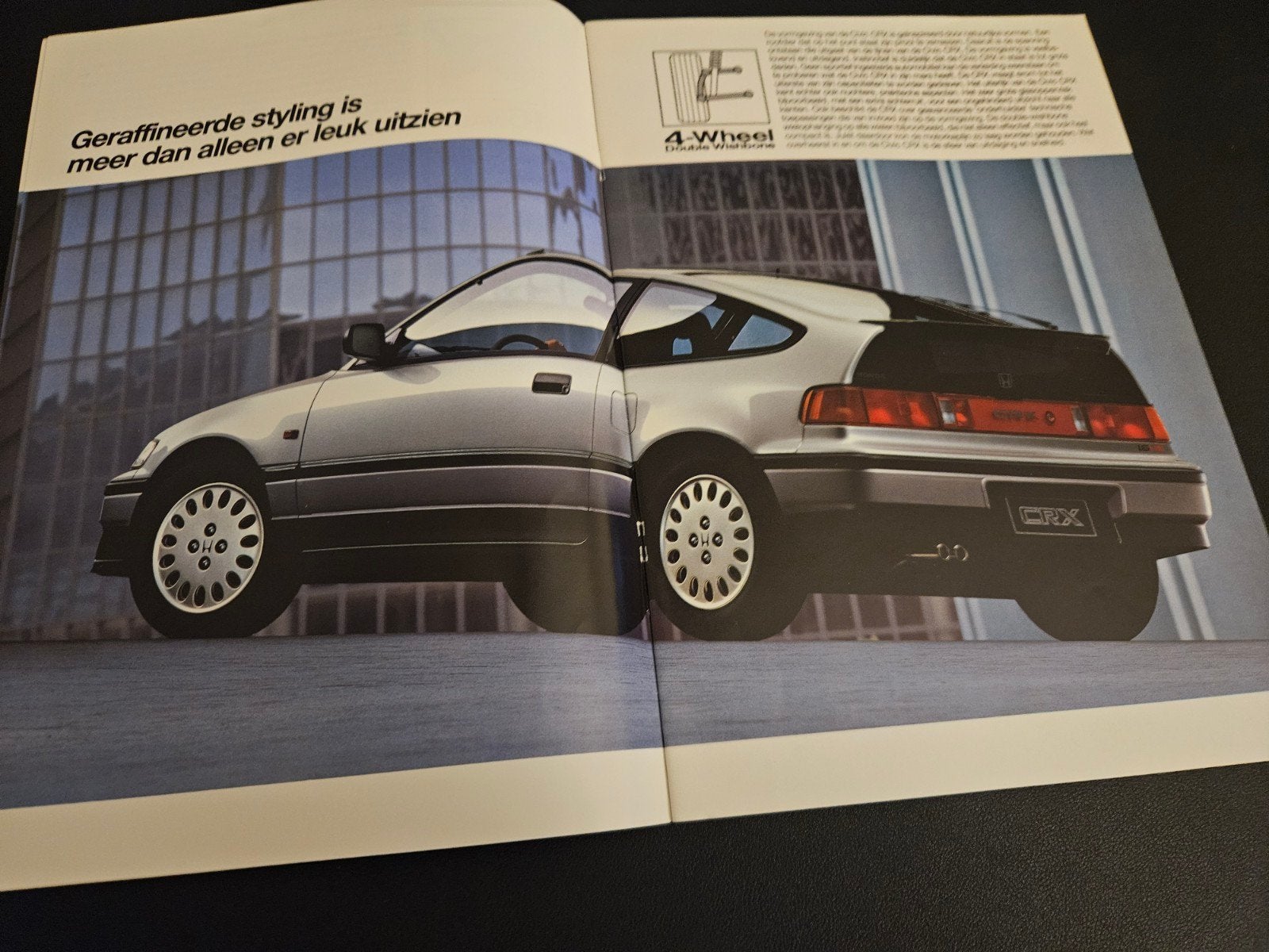 Brochure Honda Civic CRX 1988, Ophalen of Verzenden, Zo goed als nieuw, Honda