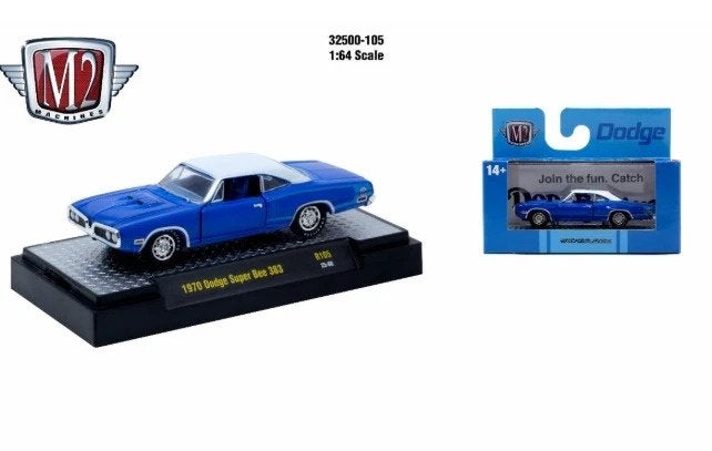 1970 Dodge Super Bee 383 van M2 1/64 R105, Ophalen of Verzenden, Nieuw, Auto