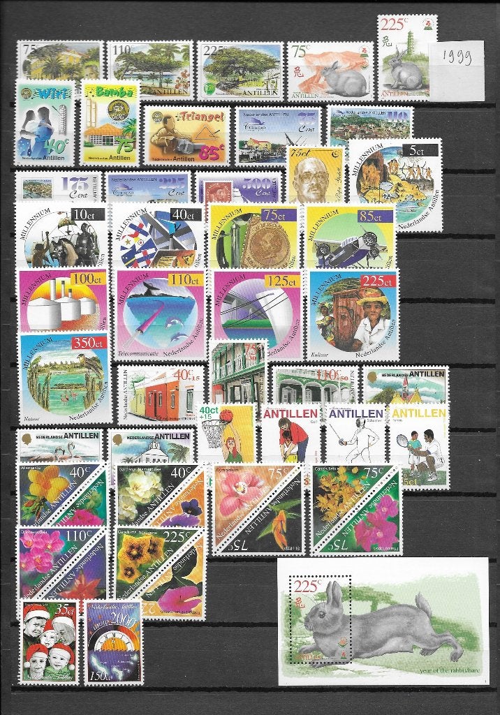 Nederlandse Antillen 1999, Complete jaargang, Postfris., Postzegels en Munten, Verzenden, Postfris
