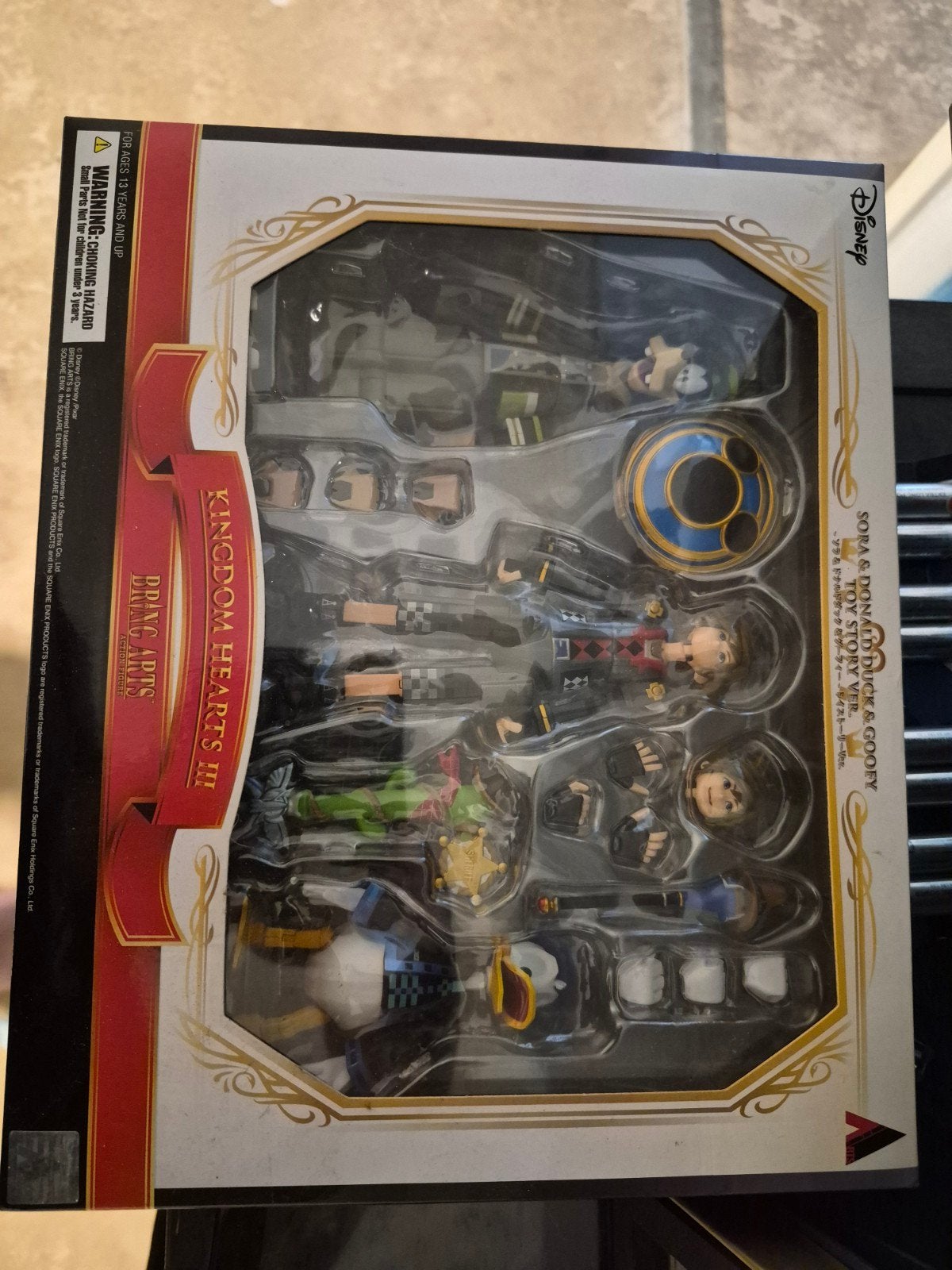 Kingdom Hearts III Bring Arts Sora, Donald & Goofy Toy Story, Ophalen of Verzenden, Nieuw