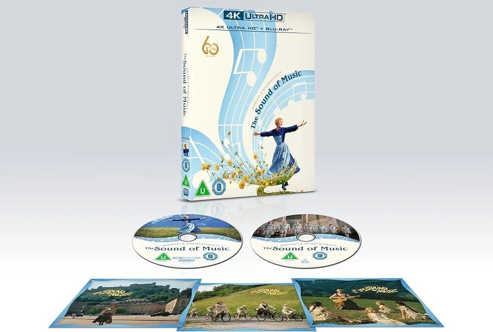 The Sound of Music 60th 4K UHD Blu-Ray UK NLO Seal IMDb 8.3, Cd's en Dvd's, Avontuur, Engels, Film, Nederlands