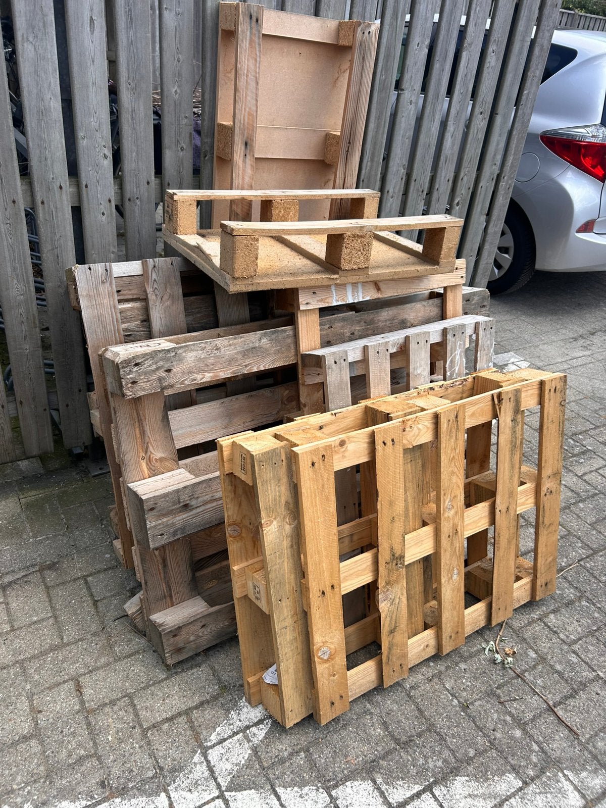 Stapel pallets GRATIS, Ophalen, Zo goed als nieuw, Pallet, Minder dan 200 cm