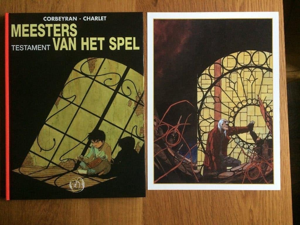 Meesters van het spel (HC met prent), Eén stripboek, Ophalen of Verzenden, Nieuw