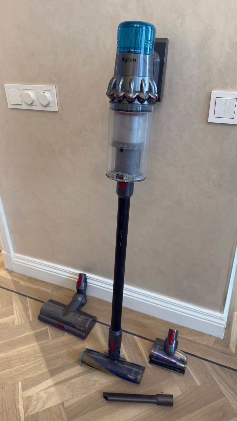 Dyson V15 Detect Absolute Steelstofzuiger met HEPA filter
