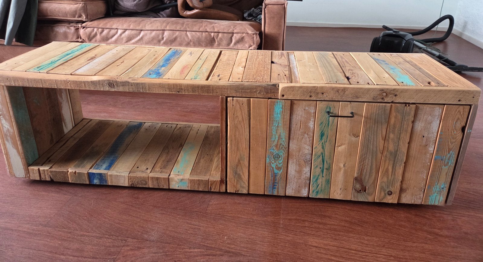 houten (tv) kastje, Ophalen, Minder dan 50 cm, Gebruikt, 150 tot 200 cm