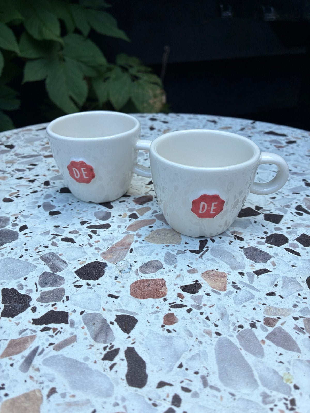 DE Espresso kopjes - Set van 2, Overige merken, Keramiek, Ophalen of Verzenden, Zo goed als nieuw